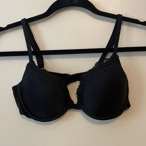 Calvin Klein Push-up Bra with Lace detail 36B Black
